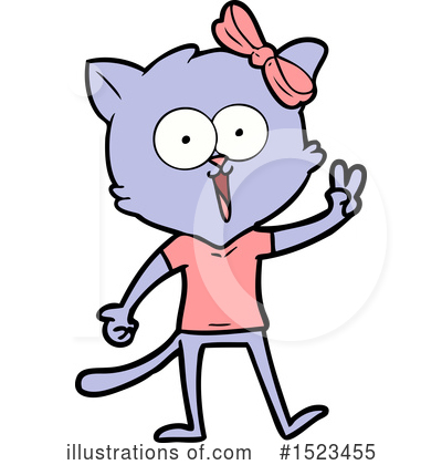 Royalty-Free (RF) Cat Clipart Illustration by lineartestpilot - Stock Sample #1523455