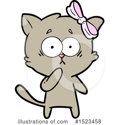 Royalty-Free (RF) Cat Clipart Illustration by lineartestpilot - Stock Sample #1523458