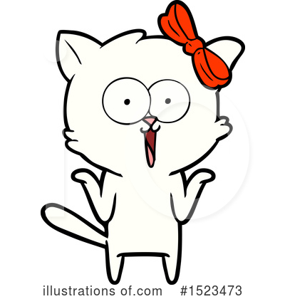 Royalty-Free (RF) Cat Clipart Illustration by lineartestpilot - Stock Sample #1523473