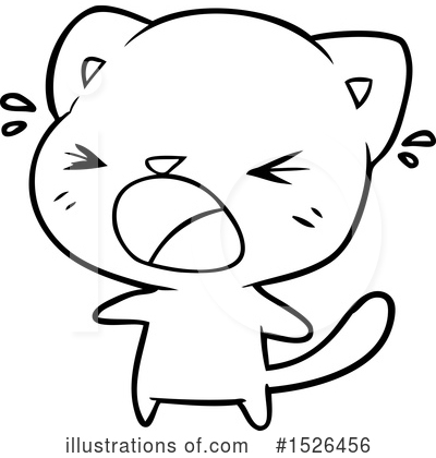Royalty-Free (RF) Cat Clipart Illustration by lineartestpilot - Stock Sample #1526456
