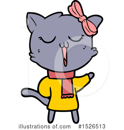 Royalty-Free (RF) Cat Clipart Illustration by lineartestpilot - Stock Sample #1526513