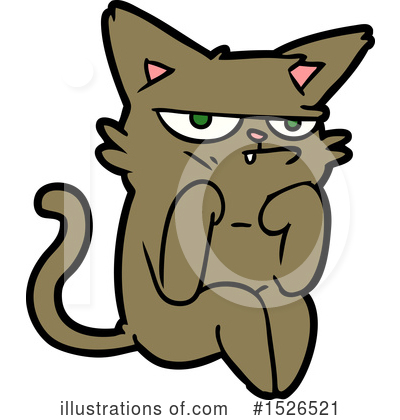 Royalty-Free (RF) Cat Clipart Illustration by lineartestpilot - Stock Sample #1526521
