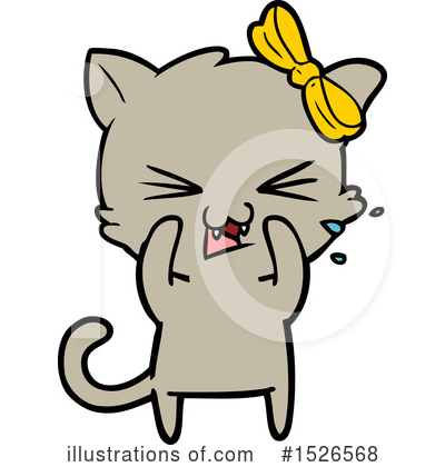 Royalty-Free (RF) Cat Clipart Illustration by lineartestpilot - Stock Sample #1526568