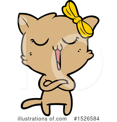 Royalty-Free (RF) Cat Clipart Illustration by lineartestpilot - Stock Sample #1526584