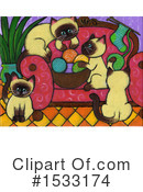 Cat Clipart #1533174 by Maria Bell