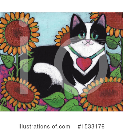Royalty-Free (RF) Cat Clipart Illustration by Maria Bell - Stock Sample #1533176