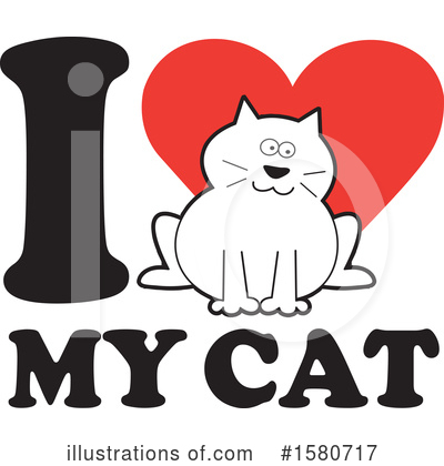 Royalty-Free (RF) Cat Clipart Illustration by Johnny Sajem - Stock Sample #1580717