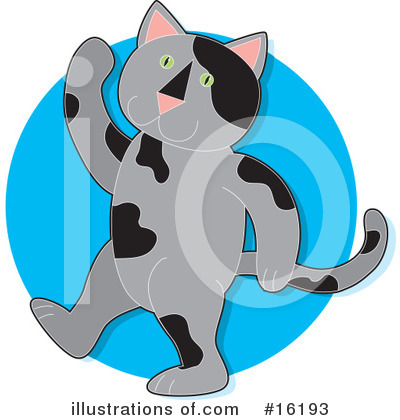 Royalty-Free (RF) Cat Clipart Illustration by Maria Bell - Stock Sample #16193
