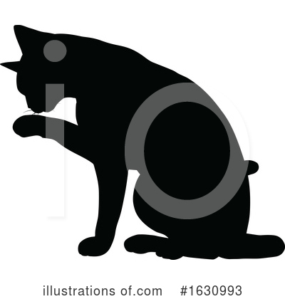 Royalty-Free (RF) Cat Clipart Illustration by AtStockIllustration - Stock Sample #1630993