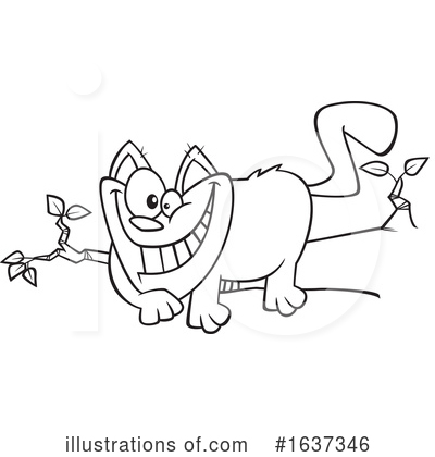 Royalty-Free (RF) Cat Clipart Illustration by toonaday - Stock Sample #1637346