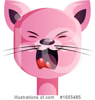 Pink Cat Clipart #1655485 by Morphart Creations