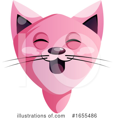 Pink Cat Clipart #1655486 by Morphart Creations