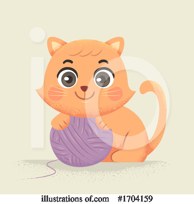 Royalty-Free (RF) Cat Clipart Illustration by BNP Design Studio - Stock Sample #1704159