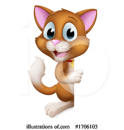 Royalty-Free (RF) Cat Clipart Illustration by AtStockIllustration - Stock Sample #1706103