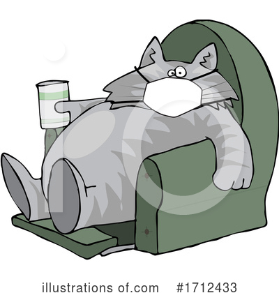 Royalty-Free (RF) Cat Clipart Illustration by djart - Stock Sample #1712433