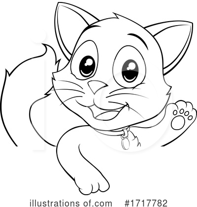 Royalty-Free (RF) Cat Clipart Illustration by AtStockIllustration - Stock Sample #1717782