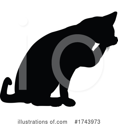 Royalty-Free (RF) Cat Clipart Illustration by AtStockIllustration - Stock Sample #1743973