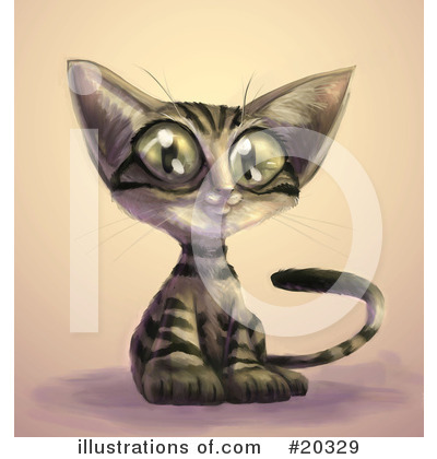 Royalty-Free (RF) Cat Clipart Illustration by Tonis Pan - Stock Sample #20329