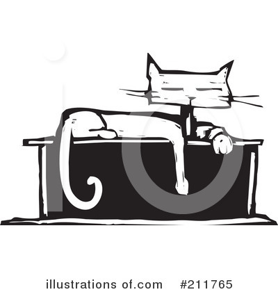 Royalty-Free (RF) Cat Clipart Illustration by xunantunich - Stock Sample #211765