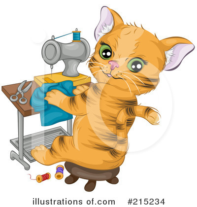 Royalty-Free (RF) Cat Clipart Illustration by BNP Design Studio - Stock Sample #215234