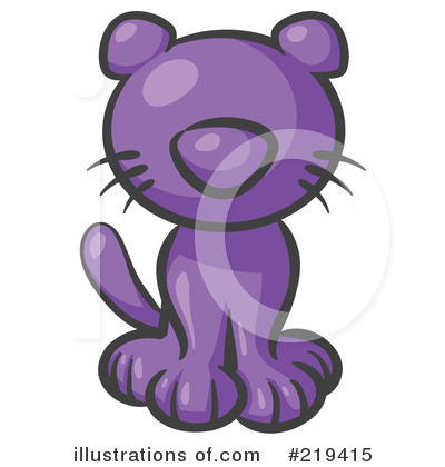 Purple Mascot Clipart #219415 by Leo Blanchette