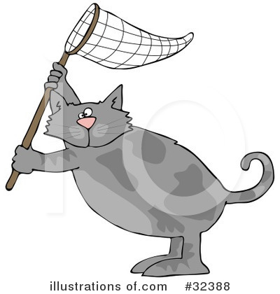 Royalty-Free (RF) Cat Clipart Illustration by djart - Stock Sample #32388