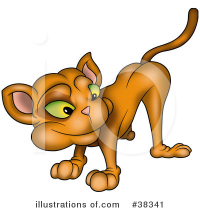 Royalty-Free (RF) Cat Clipart Illustration by dero - Stock Sample #38341
