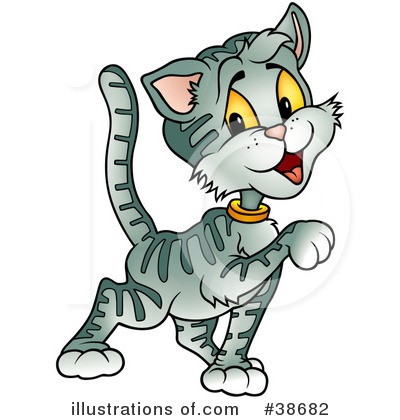 Royalty-Free (RF) Cat Clipart Illustration by dero - Stock Sample #38682