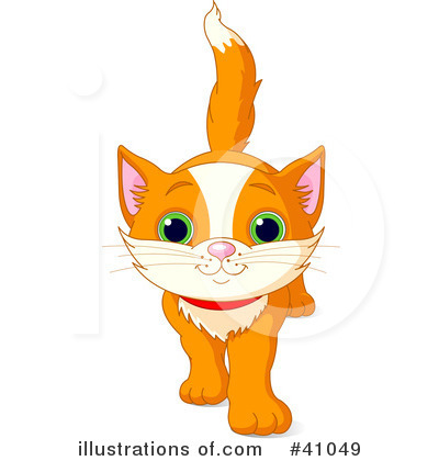 Ginger Cat Clipart #41049 by Pushkin