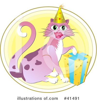 Royalty-Free (RF) Cat Clipart Illustration by Prawny - Stock Sample #41491