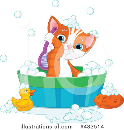 Royalty-Free (RF) Cat Clipart Illustration by Pushkin - Stock Sample #433514