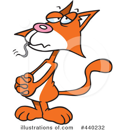 Royalty-Free (RF) Cat Clipart Illustration by toonaday - Stock Sample #440232