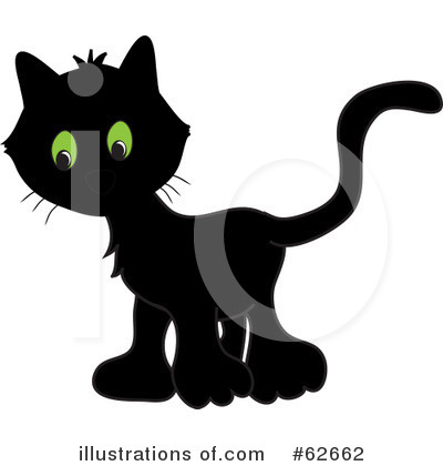 Black Cat Clipart #62662 by Pams Clipart