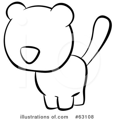 Royalty-Free (RF) Cat Clipart Illustration by Leo Blanchette - Stock Sample #63108