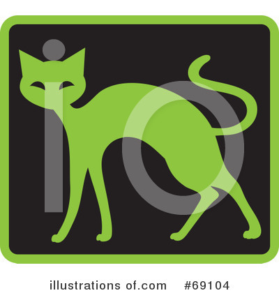 Royalty-Free (RF) Cat Clipart Illustration by Rosie Piter - Stock Sample #69104