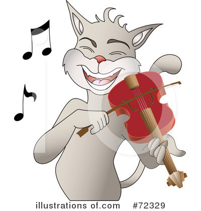Royalty-Free (RF) Cat Clipart Illustration by cidepix - Stock Sample #72329