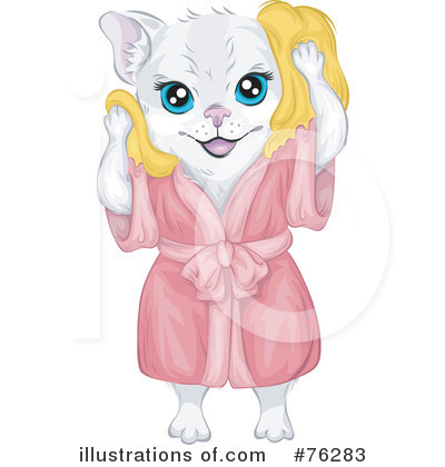 Royalty-Free (RF) Cat Clipart Illustration by BNP Design Studio - Stock Sample #76283