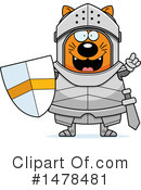 Cat Knight Clipart #1478481 by Cory Thoman