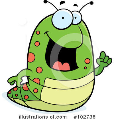 Royalty-Free (RF) Caterpillar Clipart Illustration by Cory Thoman - Stock Sample #102738