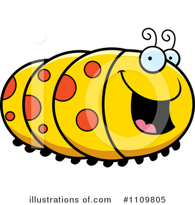 Royalty-Free (RF) Caterpillar Clipart Illustration by Cory Thoman - Stock Sample #1109805
