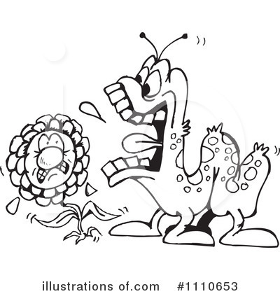 Royalty-Free (RF) Caterpillar Clipart Illustration by Dennis Holmes Designs - Stock Sample #1110653