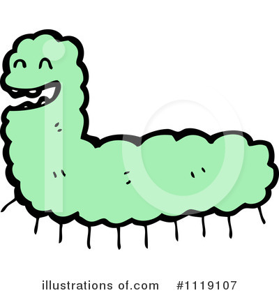 Royalty-Free (RF) Caterpillar Clipart Illustration by lineartestpilot - Stock Sample #1119107