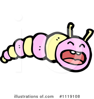 Royalty-Free (RF) Caterpillar Clipart Illustration by lineartestpilot - Stock Sample #1119108