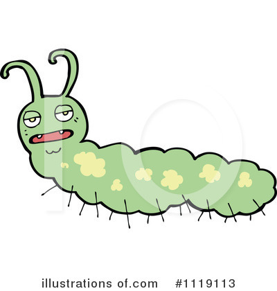 Royalty-Free (RF) Caterpillar Clipart Illustration by lineartestpilot - Stock Sample #1119113