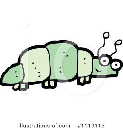 Royalty-Free (RF) Caterpillar Clipart Illustration by lineartestpilot - Stock Sample #1119115