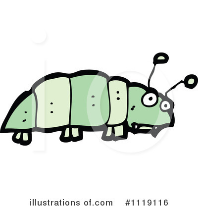 Royalty-Free (RF) Caterpillar Clipart Illustration by lineartestpilot - Stock Sample #1119116