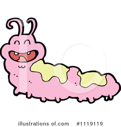 Royalty-Free (RF) Caterpillar Clipart Illustration by lineartestpilot - Stock Sample #1119119