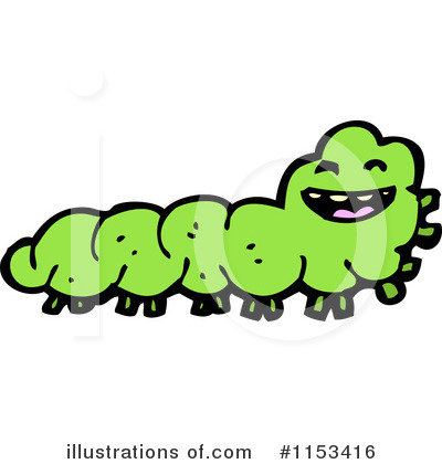 Royalty-Free (RF) Caterpillar Clipart Illustration by lineartestpilot - Stock Sample #1153416
