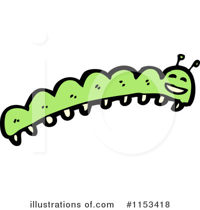 Royalty-Free (RF) Caterpillar Clipart Illustration by lineartestpilot - Stock Sample #1153418