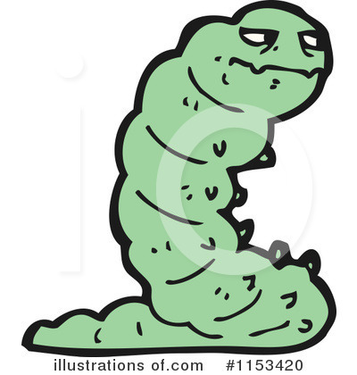 Royalty-Free (RF) Caterpillar Clipart Illustration by lineartestpilot - Stock Sample #1153420